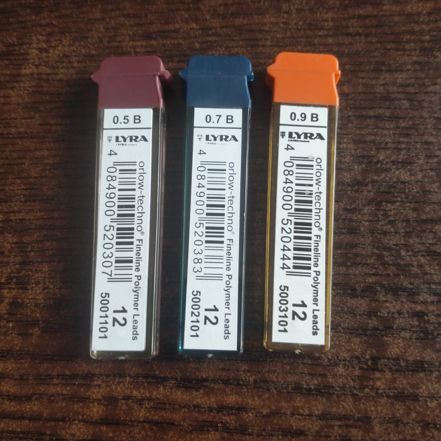 

Isi Pensil Mekanik - LYRA Refill Machanical Pencil Polymer Leads