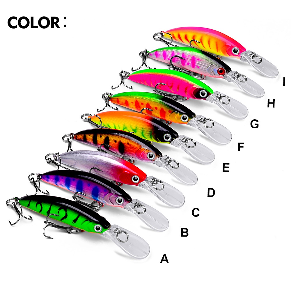 umpan Pancing Casting ultralight UL Minnow Sinking 7cm 5,5 gram submerged fishing lure