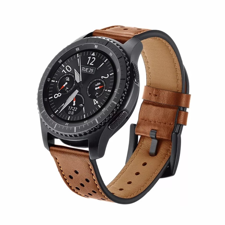 TALI JAM STRAP SAMSUNG GALAXY S3 FRONTIER 46MM MODEL LEATHER SPORT PREMIUM SMARTWATCH