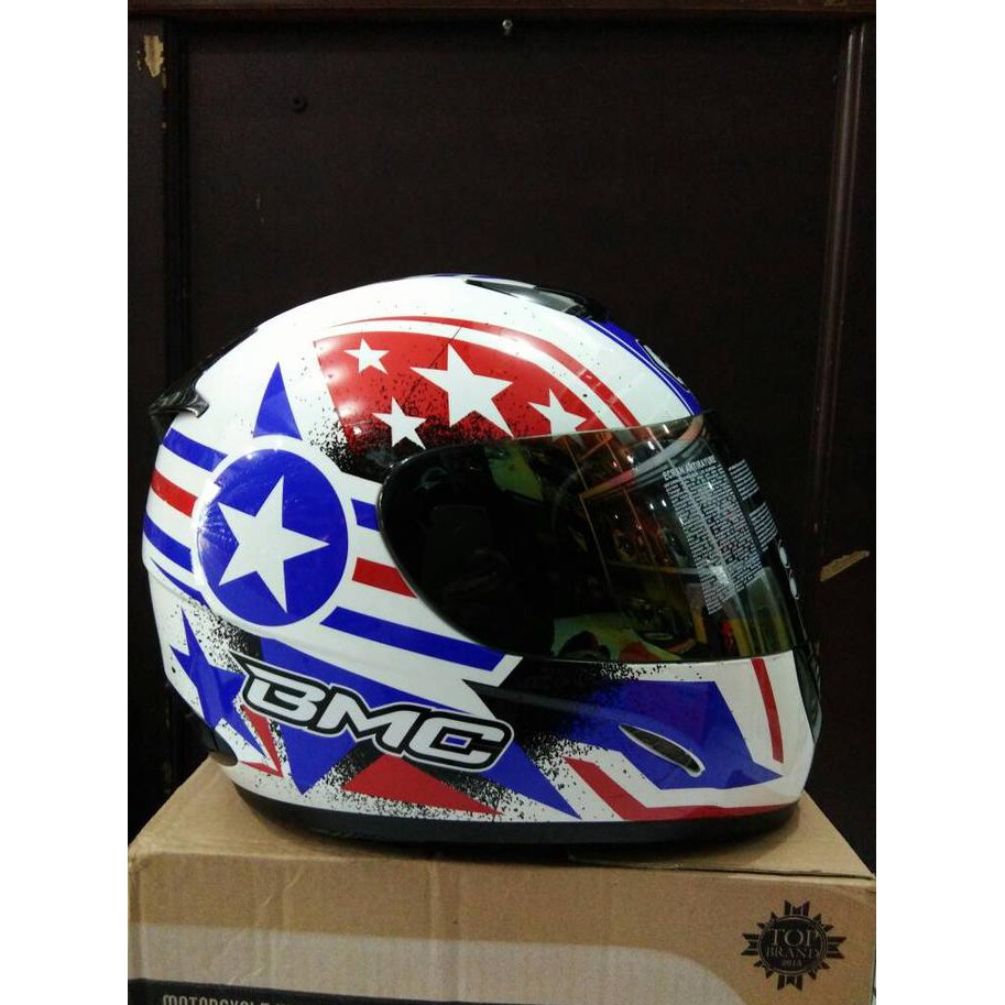 helm fullface murah Bmc Blade seri 7 - Putih