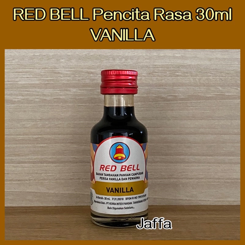 RED BELL Perisa / Essence 30ml Pencita Rasa BOTOL KACA - VANILLA