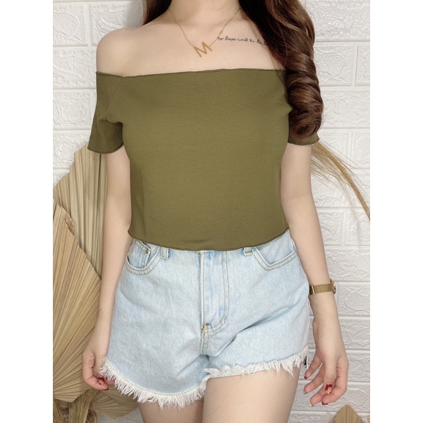 Sabrina Croptop RIB / Croptop Sabrina / Vimel collection