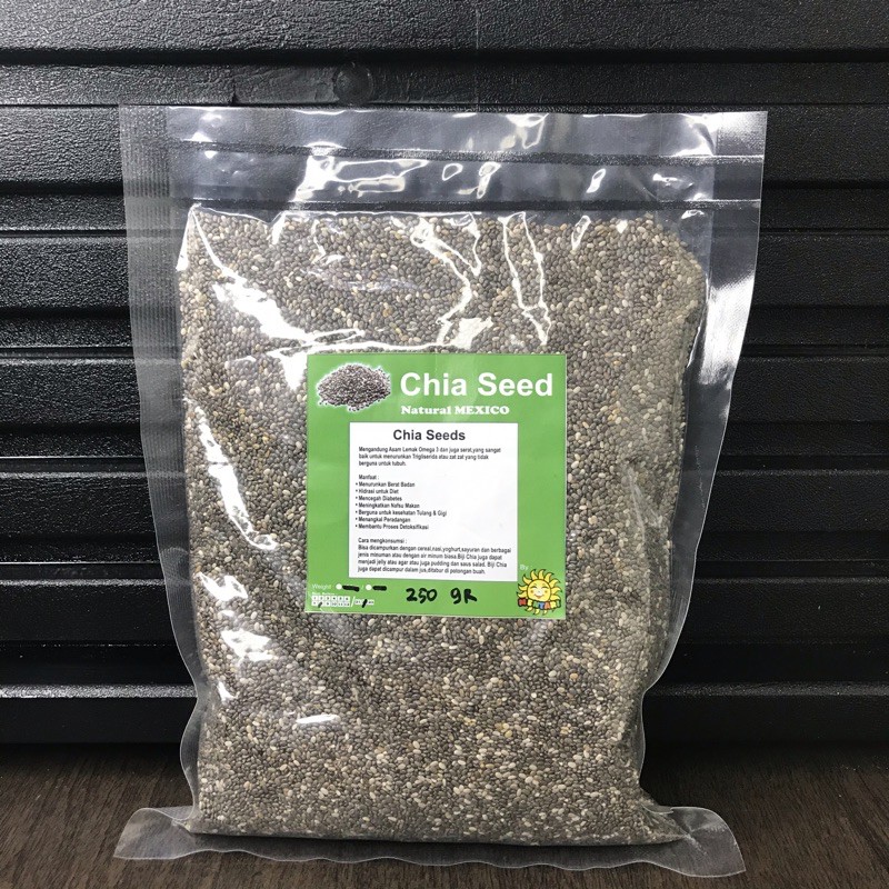 BLACK CHIA SEED NATURAL MEXICO 250Gram