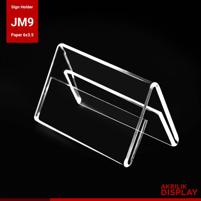 

Promo Sign Holder / Name Holder / Food Tag Promo