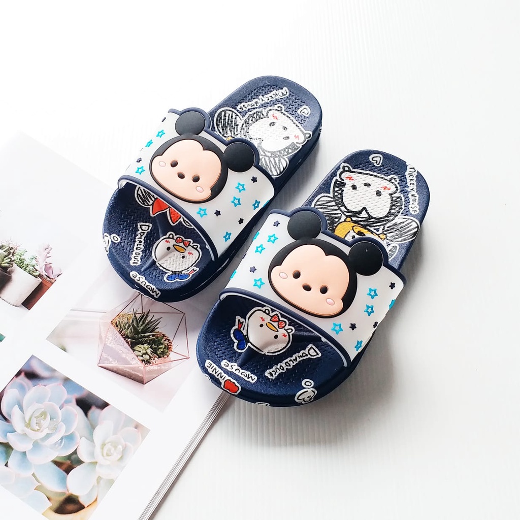 HappyOliver BABYTSUM anak Sandal slop anak laki perempuan cewek import