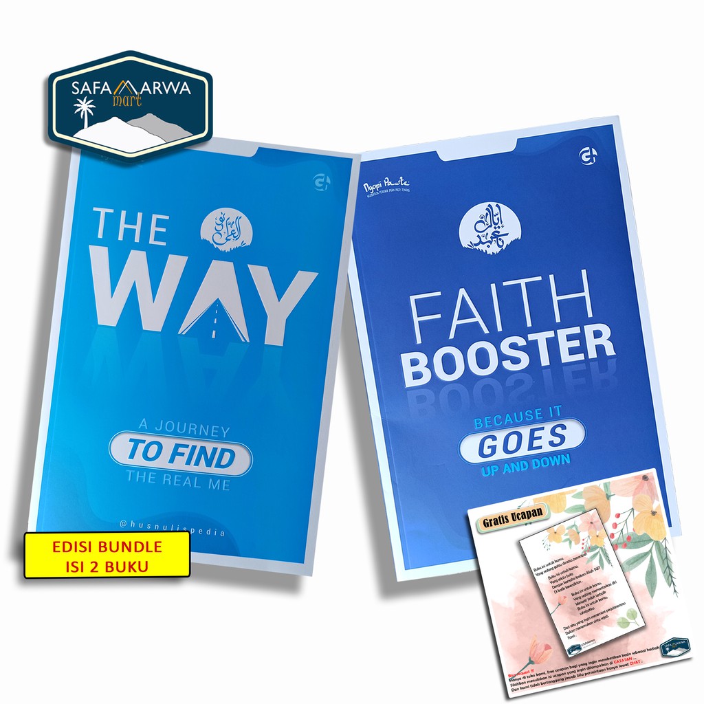 BUKU MOTIVASI ISLAM - BUKU ISLAM - FAITH BOOSTER DAN THE WAY-THE WAY & FAITH BOOS
