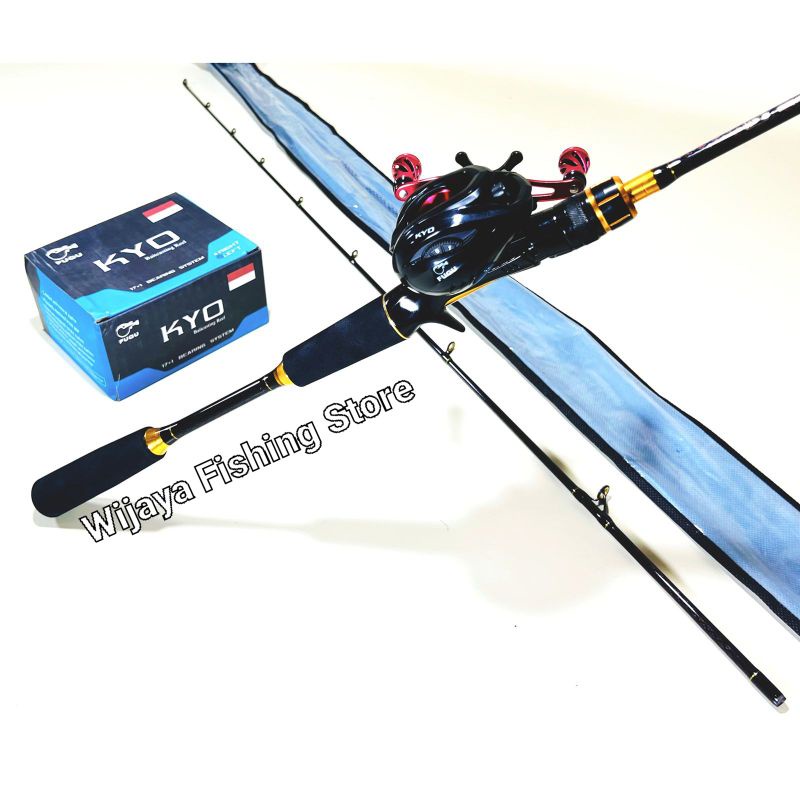 Set Joran BC Casting Oncak Baltic 180 dan Reel BC Fugu Kyo FREE PE