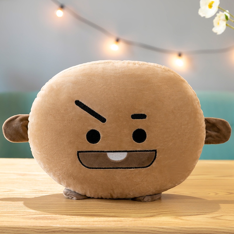 Mainan Boneka Plush Kartun BT21 Cooky Chimmy Shooky Ukuran 40CM Untuk Hadiah Ulang Tahun