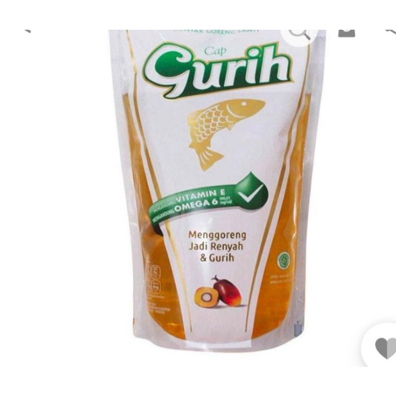 

Minyak goreng 1 liter gurih