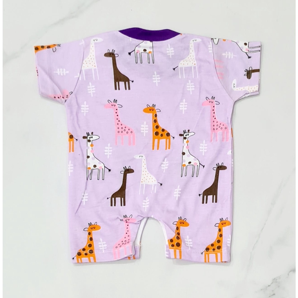 Romper bayi jerapah BB-39 / romper bayi laki-laki perempuan / jumper bayi laki-laki perempuan / jumpsuit bayi laki-laki perempuan