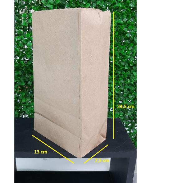 

Paper Bag Kentang / Donat / Roti - Sachel Bag - Cokelat