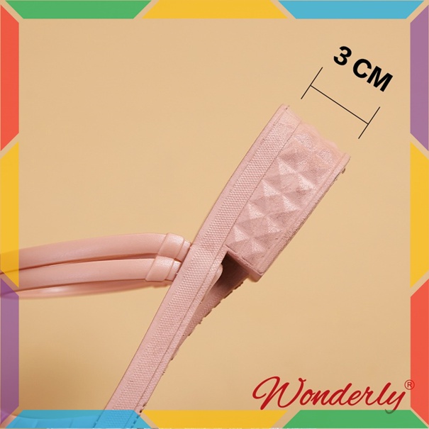 713-2 Sandal Sepatu Wedges Wanita Wonderly Motif Buaya Sendal Slop Jelly Karet Motif Ular Tawana-4