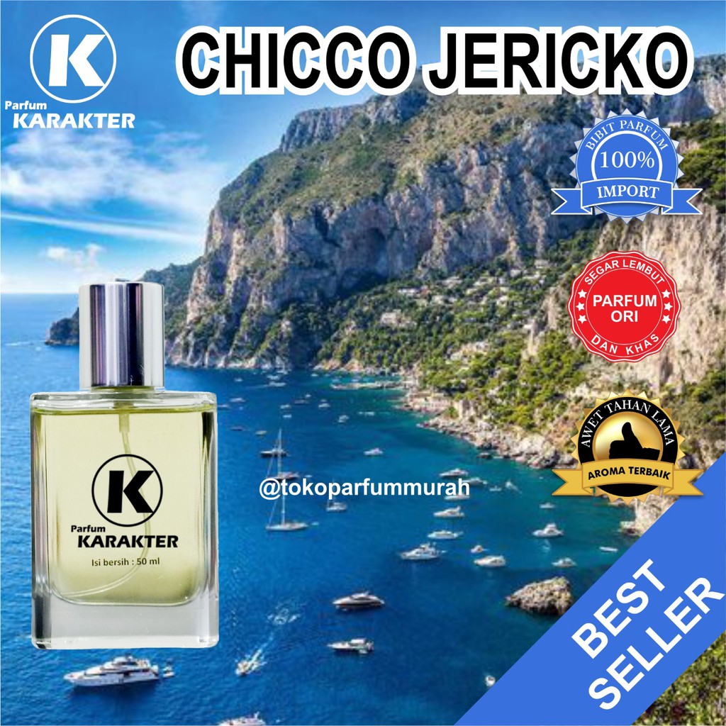 Bisa Cod | Parfum Cowok Aroma Chico Jerico  Bibit Parfum Import Wangi &amp; Tahan Lama  Kemasan 30ml