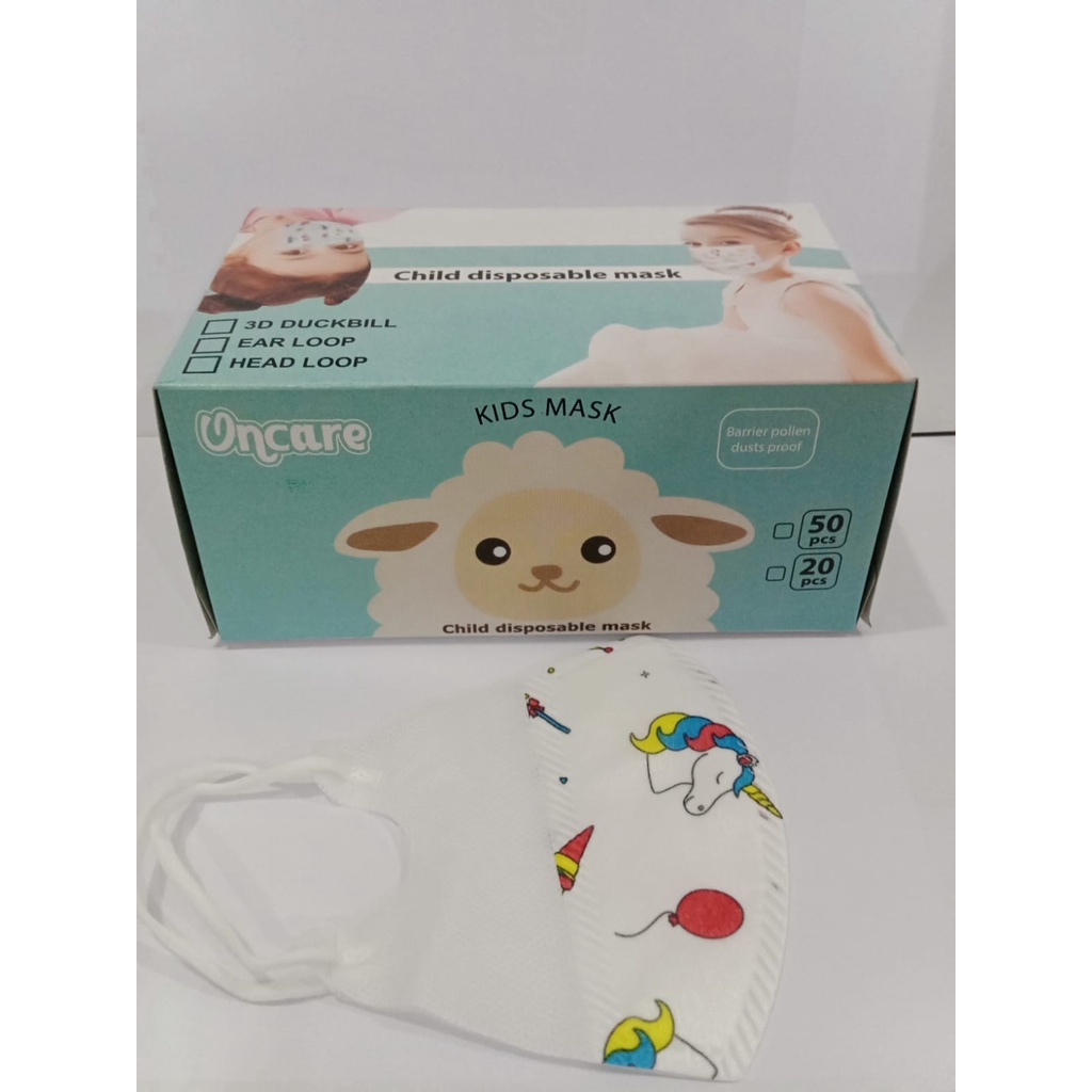 [MH] Duckbill Masker Anak Karakter Premium Isi 50Pcs