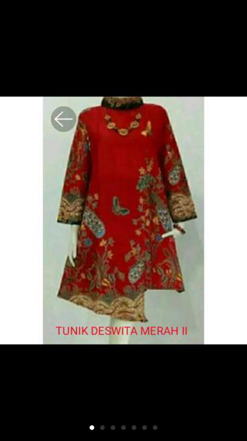 Tunik Batik Jumbo Deswita 5xl Ld 130 Cm
