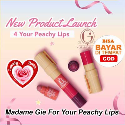 Madame Gie Four Your Peachy Lips - Make Up Lips Four In One