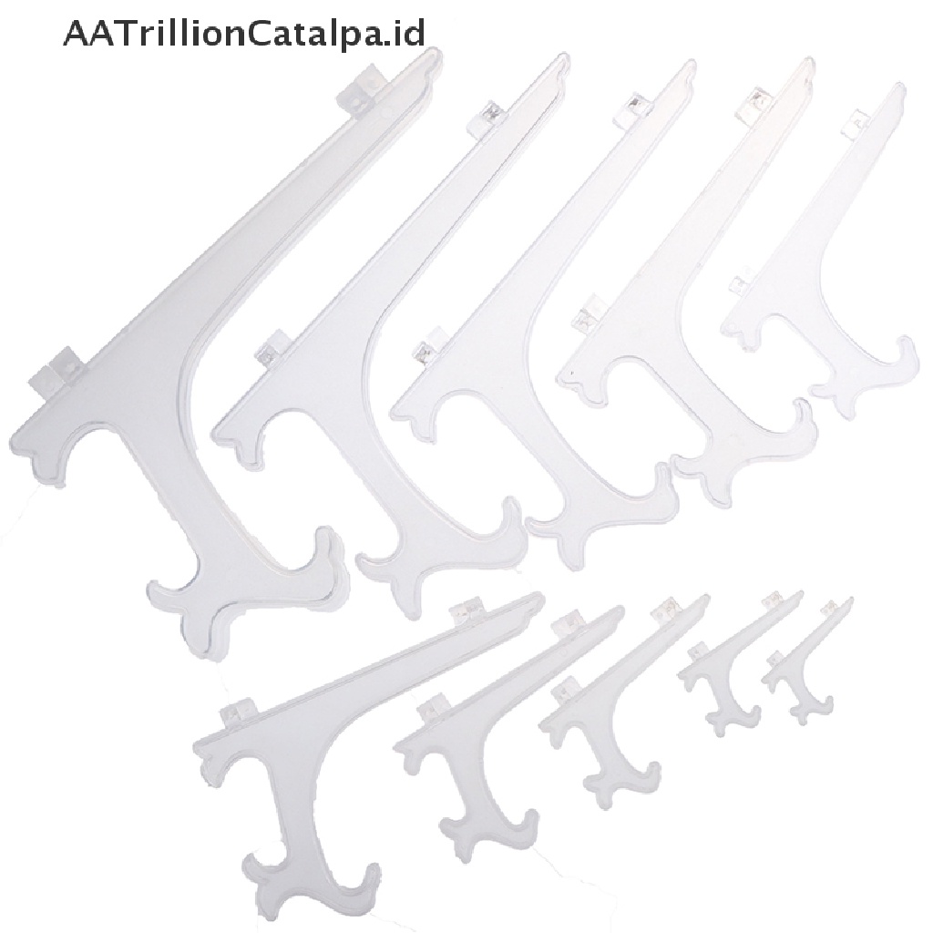 (Aatrillioncatalpa) Stand Holder Piring / Lukisan Bahan Plastik Transparan Untuk Display Others