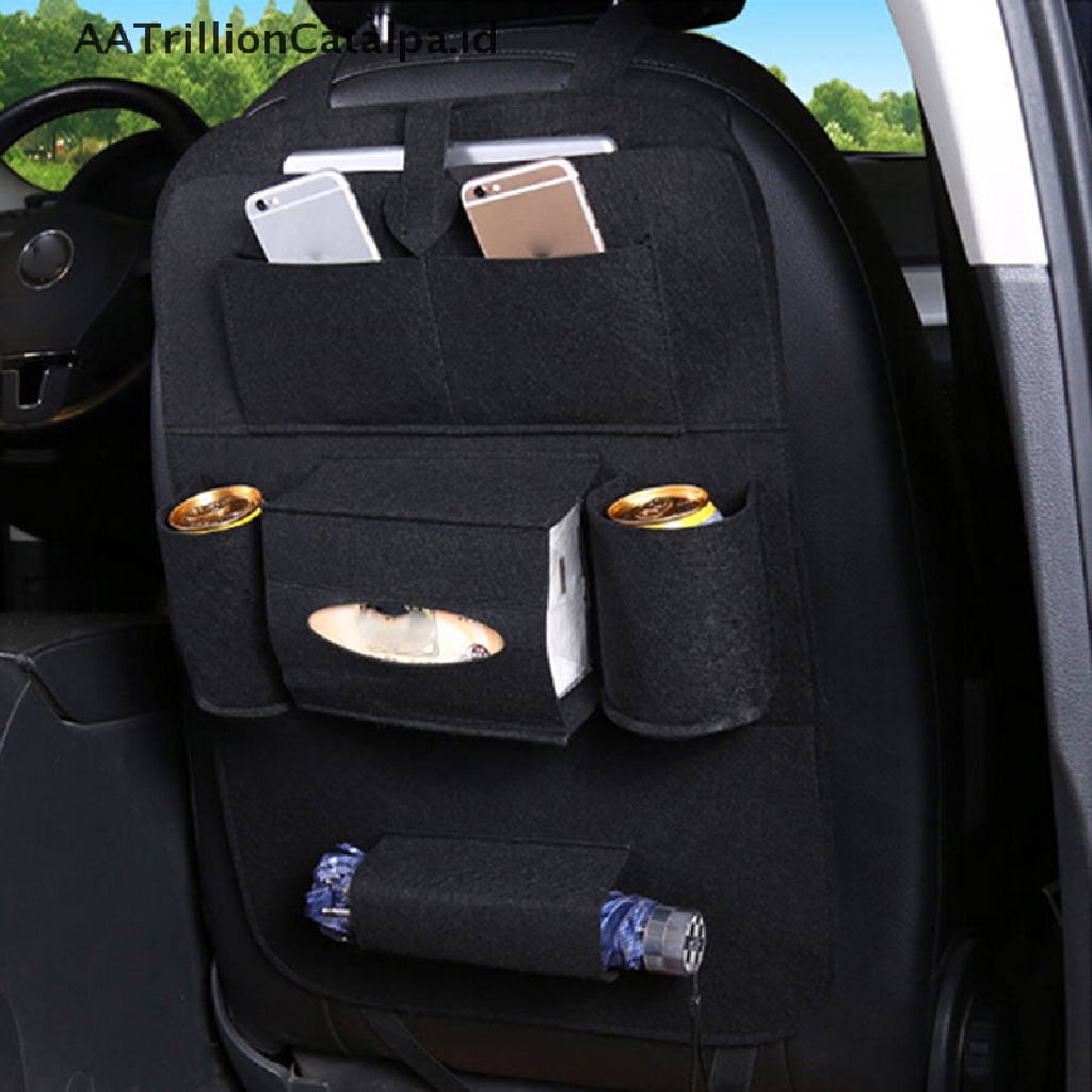 Aatrillioncatalpa 1pc Tas Organizer Multi Saku Untuk Belakang Jok Mobil