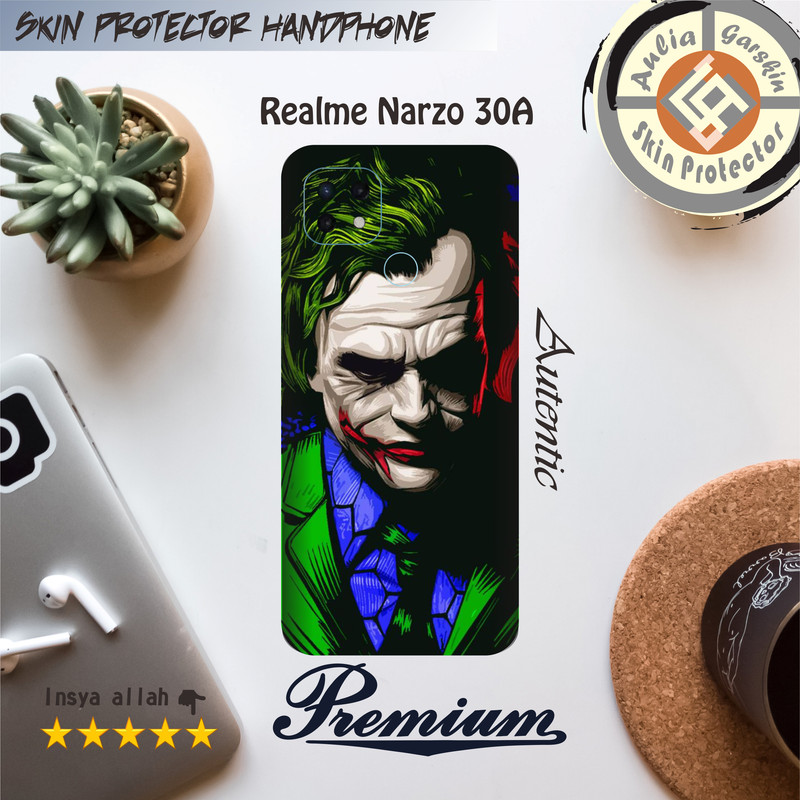 Garshin HP Realme Narzo 30A Motif Jker  - Free Custom Motif