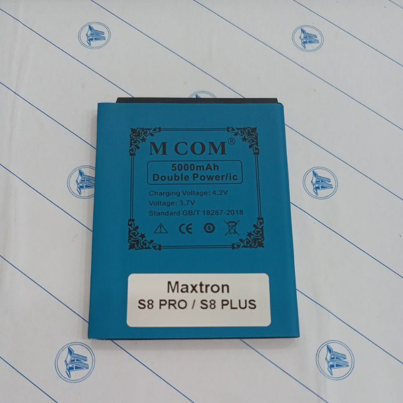 baterai MCOM Double power maxtronS8pro/S8 plus/S9/S9plus/pluto
