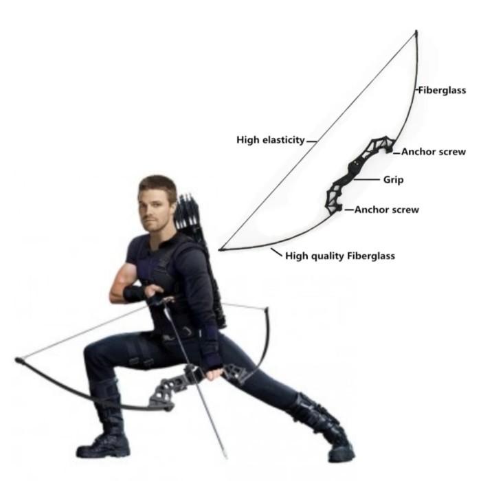 Busur Panah Alat Berburu Busur Panah Panahan Menembak Pancing Archery Bow Memanah