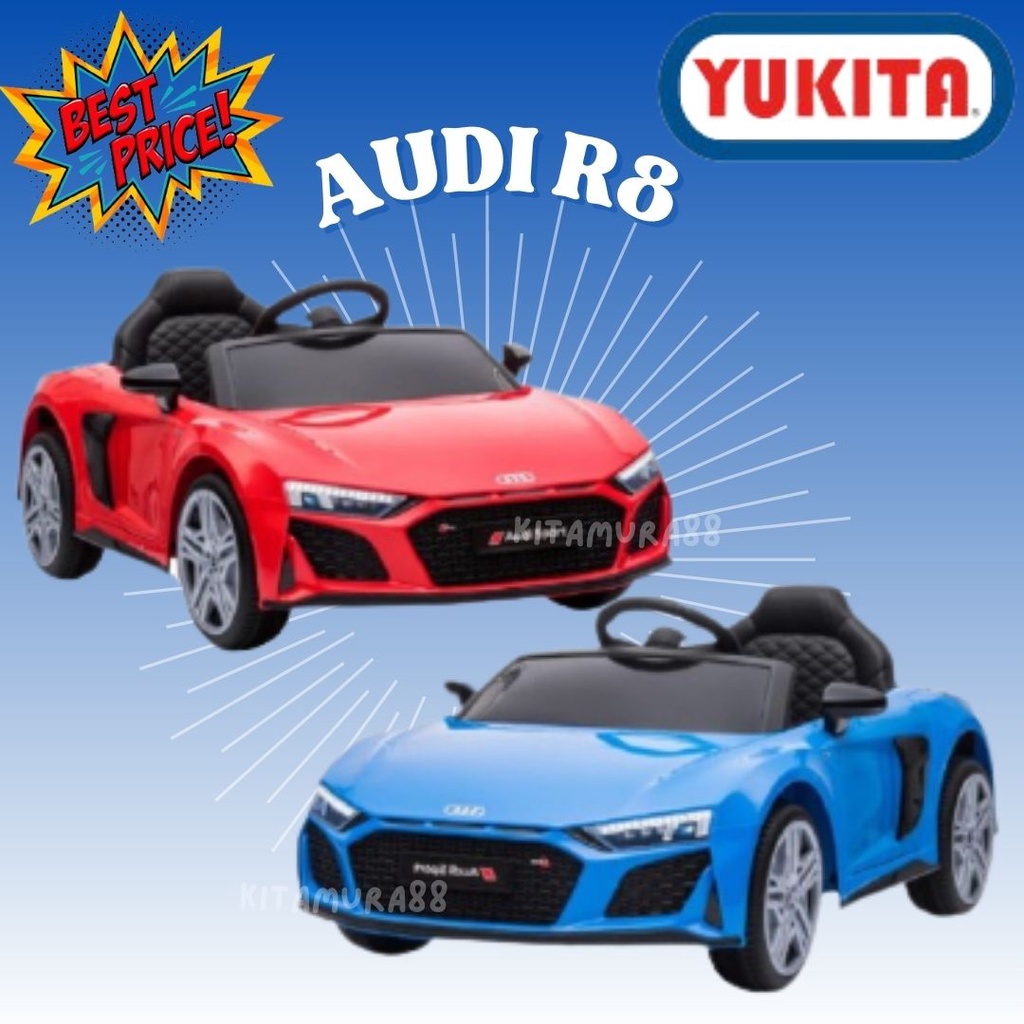 Mainan Anak - Mobil Aki YUKITA 300 AUDI R8