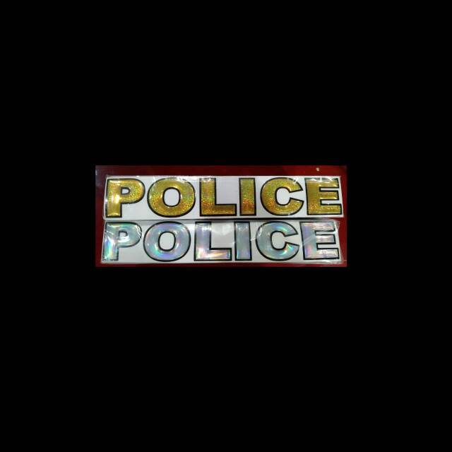 

STIKER EMBLEM POLICE UK 20X3.5