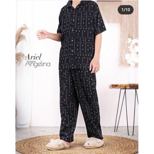 Little Ariel Boho Black dan Grafity Tosca by Atelier Angelina