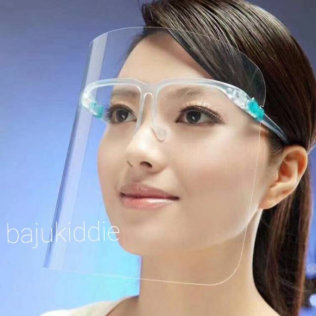 KACAMATA FACE SHIELD / FACESHIELD PELINDUNG ANAK DEWASA ALA ARTIS / KACAMATA NAGITA