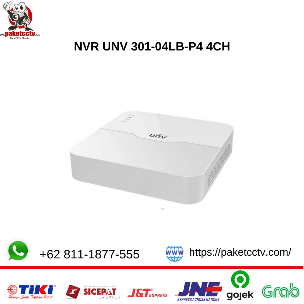 NVR UNIVIEW / UNV POE 4CH NVR301-04LB-P4 (LOOSE PACK) -ORIGINAL