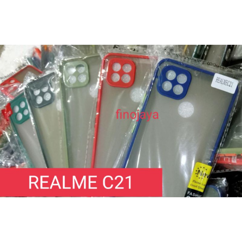 Case Aero My Choice  Realme C21 Silikon Dove pelindung Camera