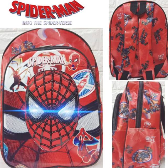 GDM - TAS ANAK SPIDERMAN LED tas sekolah bisa nyala