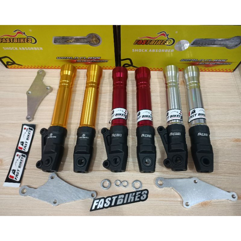 Fast Bikes Bottom Tabung Shock Depan Variasi Untuk Motor Satria Fu + Breket Cakram