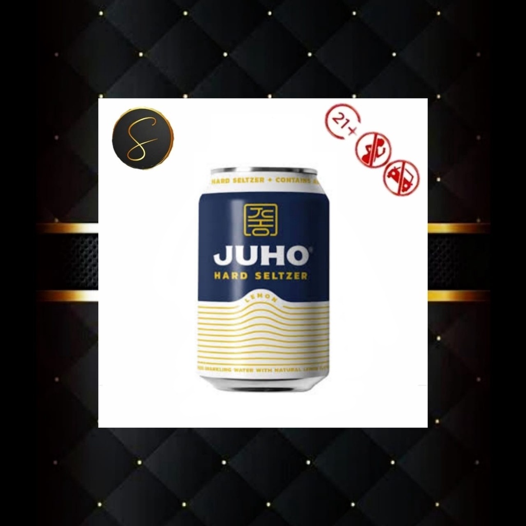 JUHO HARD SELTZER LEMON 355ML CAN