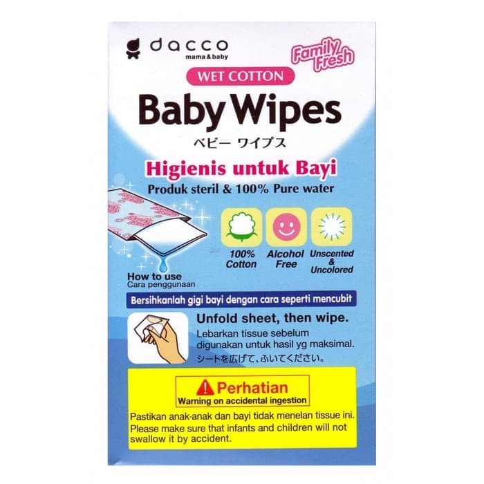 Dacco Baby Wipes 25 Sachet