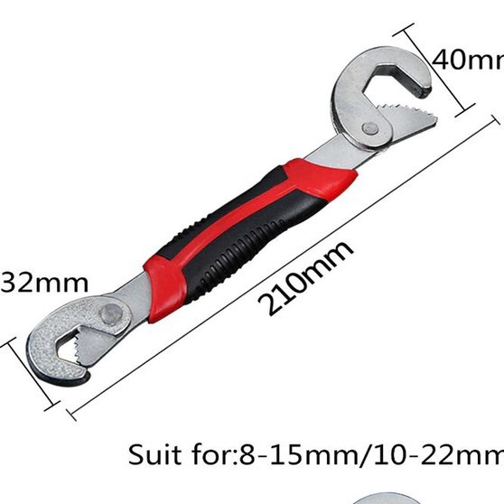 [COD] Kunci Inggris Sebaguna Praktis &amp; Mudah digunakan Mengencangkan Semua Jenis Baut I Snap N Grip