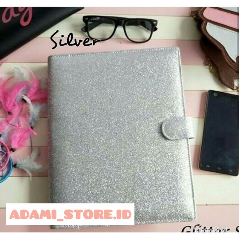 

Binder Glitter A5 (20 ring) dan B5 (26 ring)