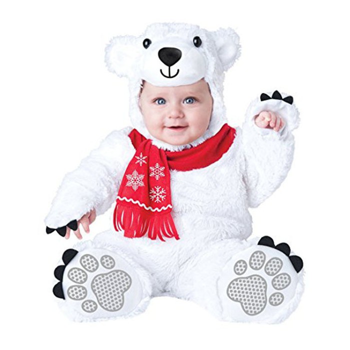 POLAR BEAR kostum bayi animal kostum foto studio beruang baby costume