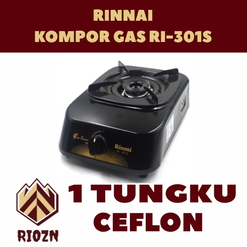 Rinnai - Kompor Gas 1 Tungku Ri-301S ( Elegant ) rinai Ri301S