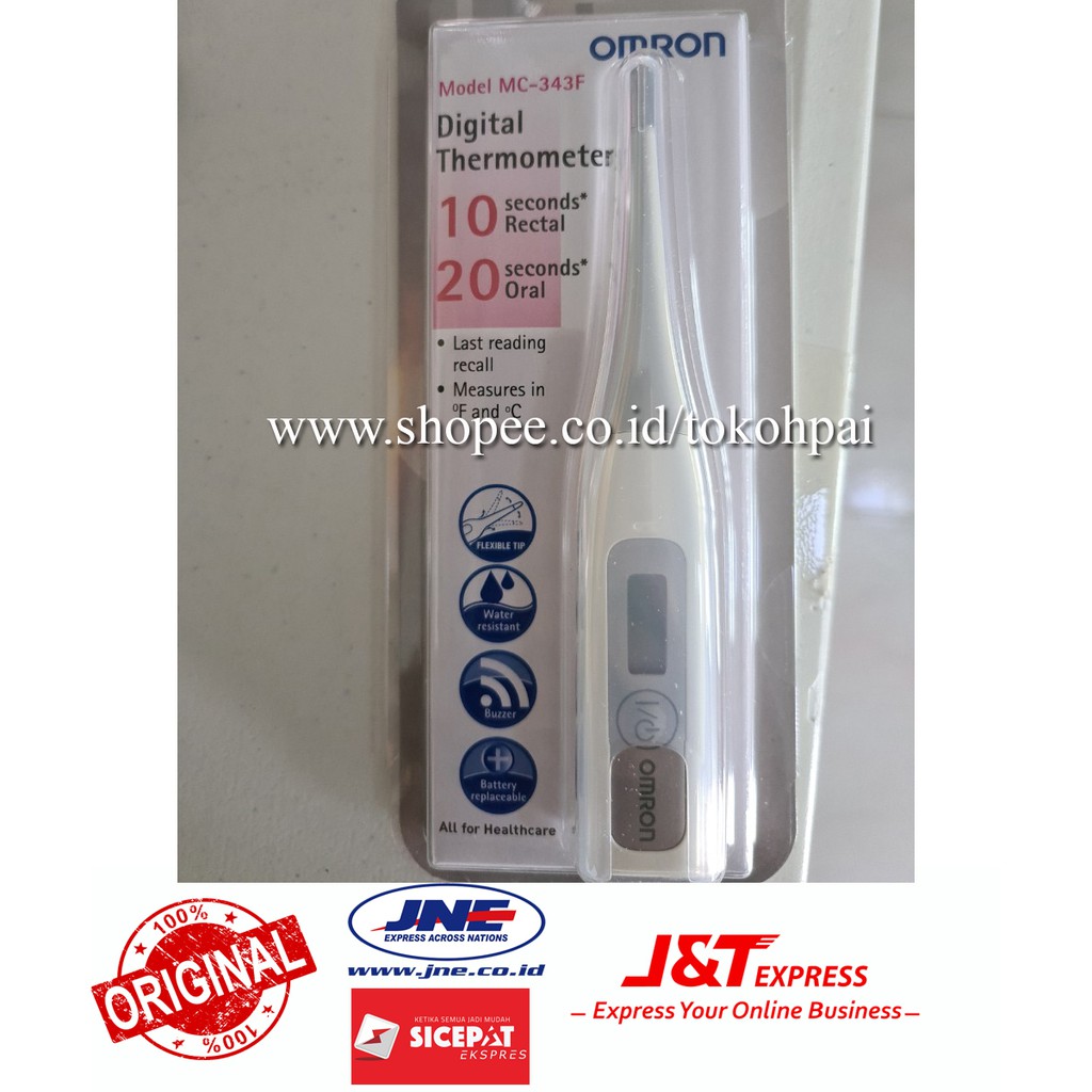 OMRON DIGITAL THERMOMETER MC-245/ TERMOMETER DIGITAL OMRON MC 246 / MC 343F