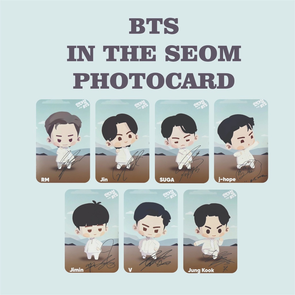 PHOTOCARD BTS IN THE SEOM PROOF