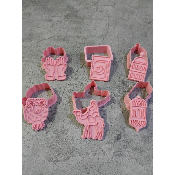 CETAKAN COOKIES LEBARAN ISI 6 PCS