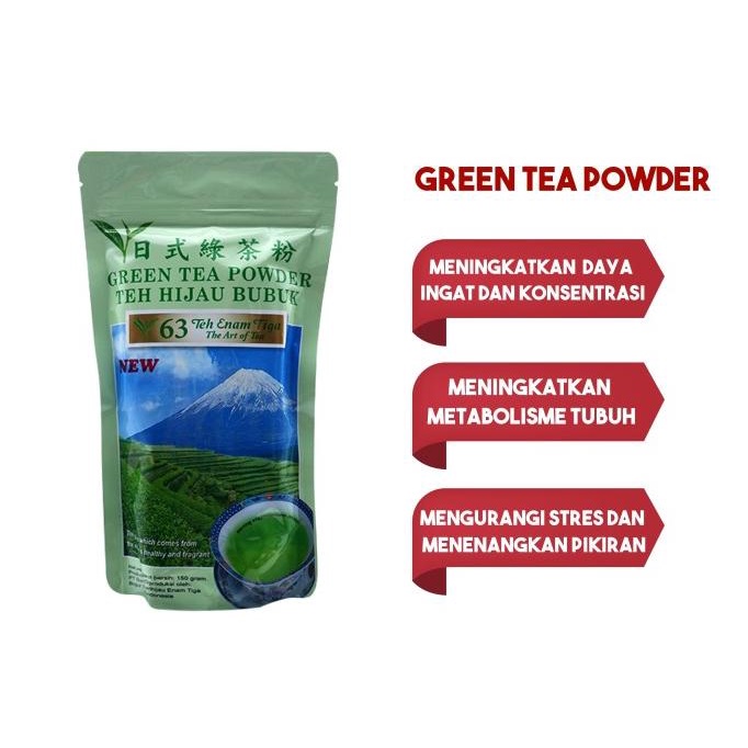 

[ COD ] Teh 63 Green Tea Powder MURAH Kode 217