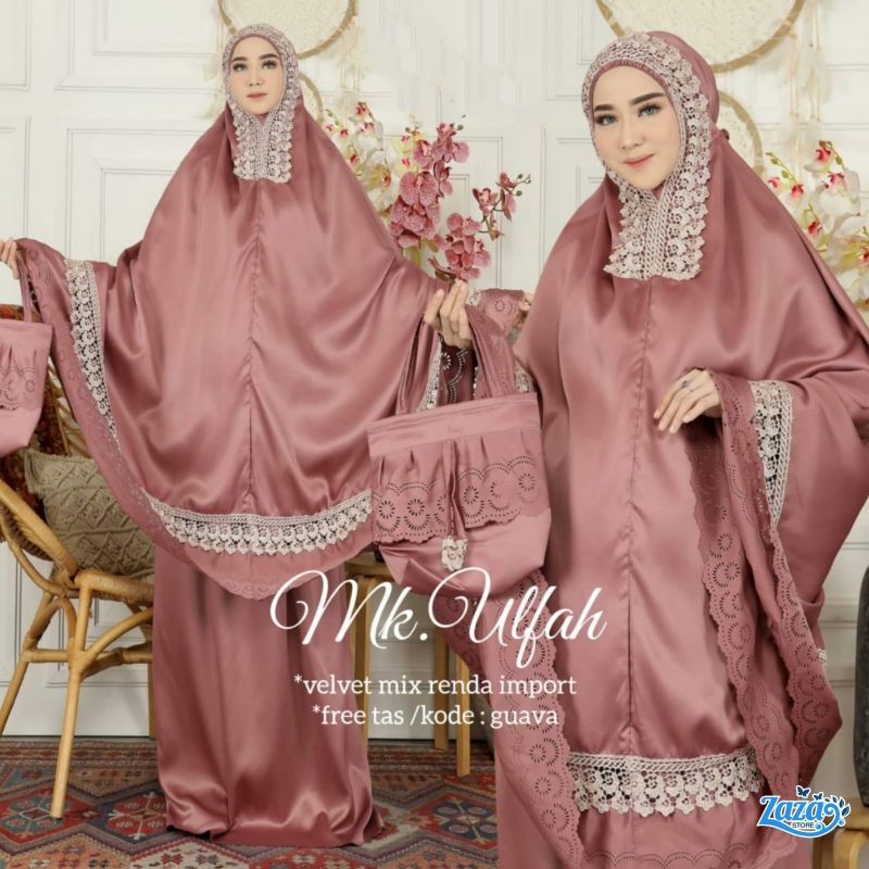 MUKENA ULFAH CANTIK BY ZAZA STORE