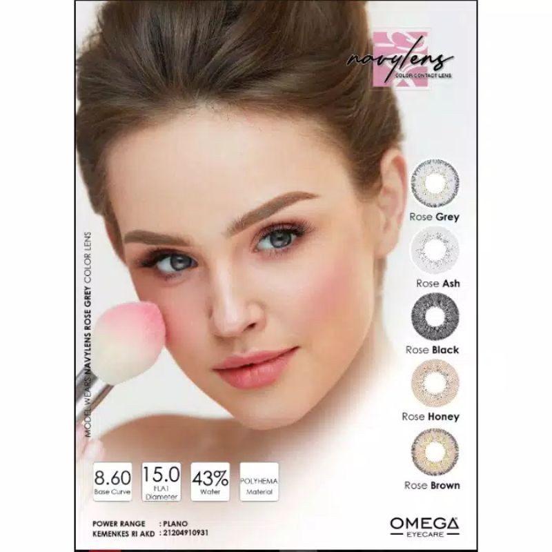 SOFTLENS NAVY LENS 15 mm BY OMEGA EYECARE ( NORMAL )