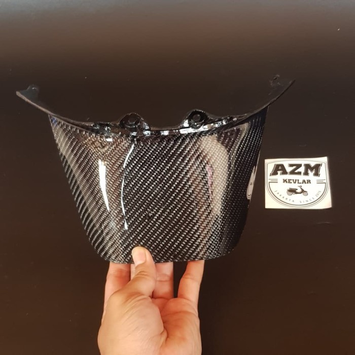 Motor-Spakbor- Spakbor Belakang Vespa Sprint Primavera Carbon Kevlar (Fiber) - M No Cat Eye