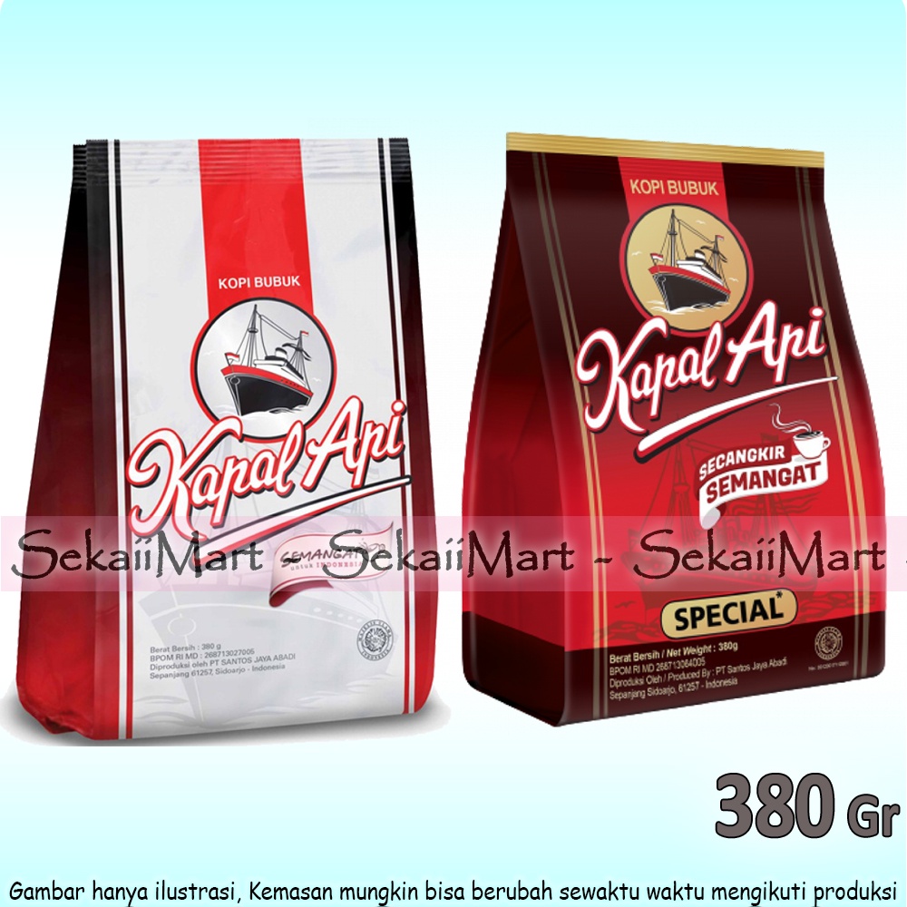 

KAPAL API Special Merah / Silver 380g - KapalApi Kopi Hitam Bubuk