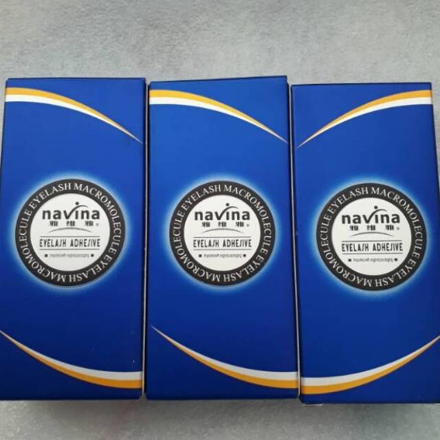 Navina lem eyelash extension lem bulumata navina biru untuk eyelash extension