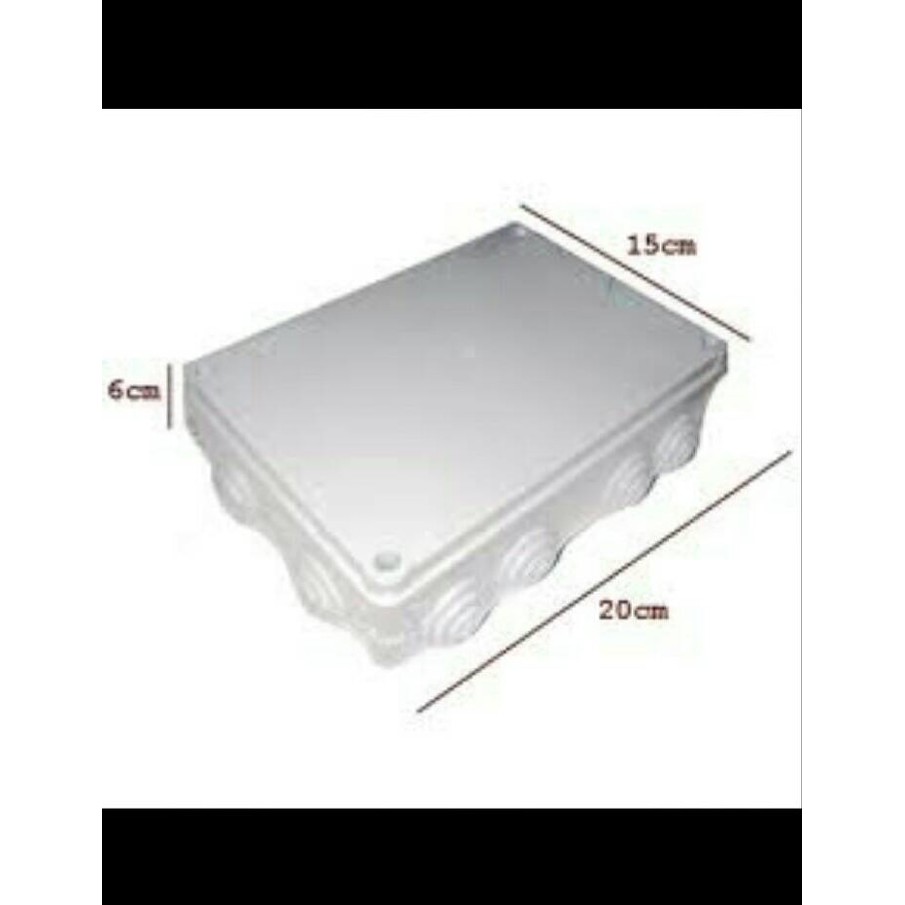 MG Box IP55 Kecil Lubang 20x15x6 Cm Outdoor