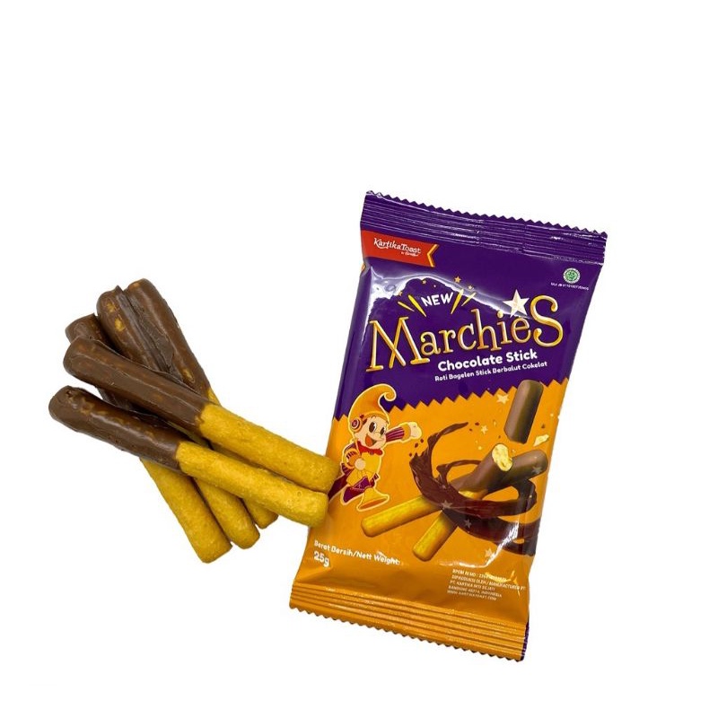 Marchies Chocolate Stick - Netto 25 gr kartika sari (harga per sachet)